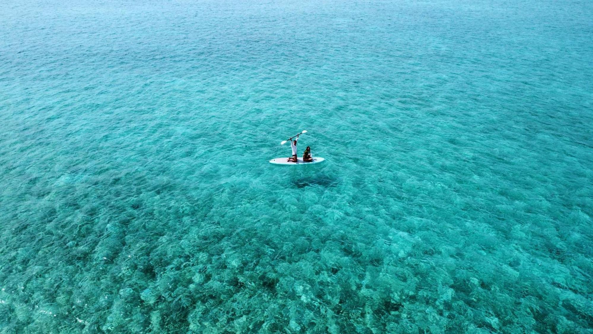 Blue Water Thoddoo Inn Oda fotoğraf